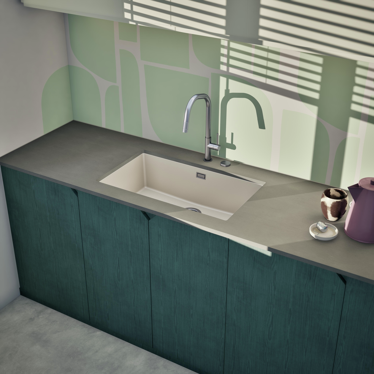 Dřez FORMHAUS D-100LS NERO